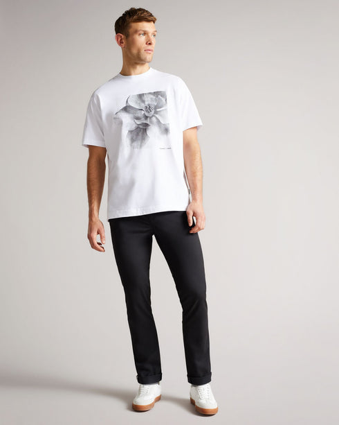 HUTTONN-Tops-SS Flower Printed T-Shirt- Ted Baker Romania